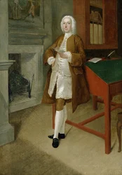 An Unknown Man in a Library, c.1740-41